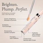 Benefits -Full Coverage, Ceretin Complex, Caffeine, Crease-Free, Hydrating