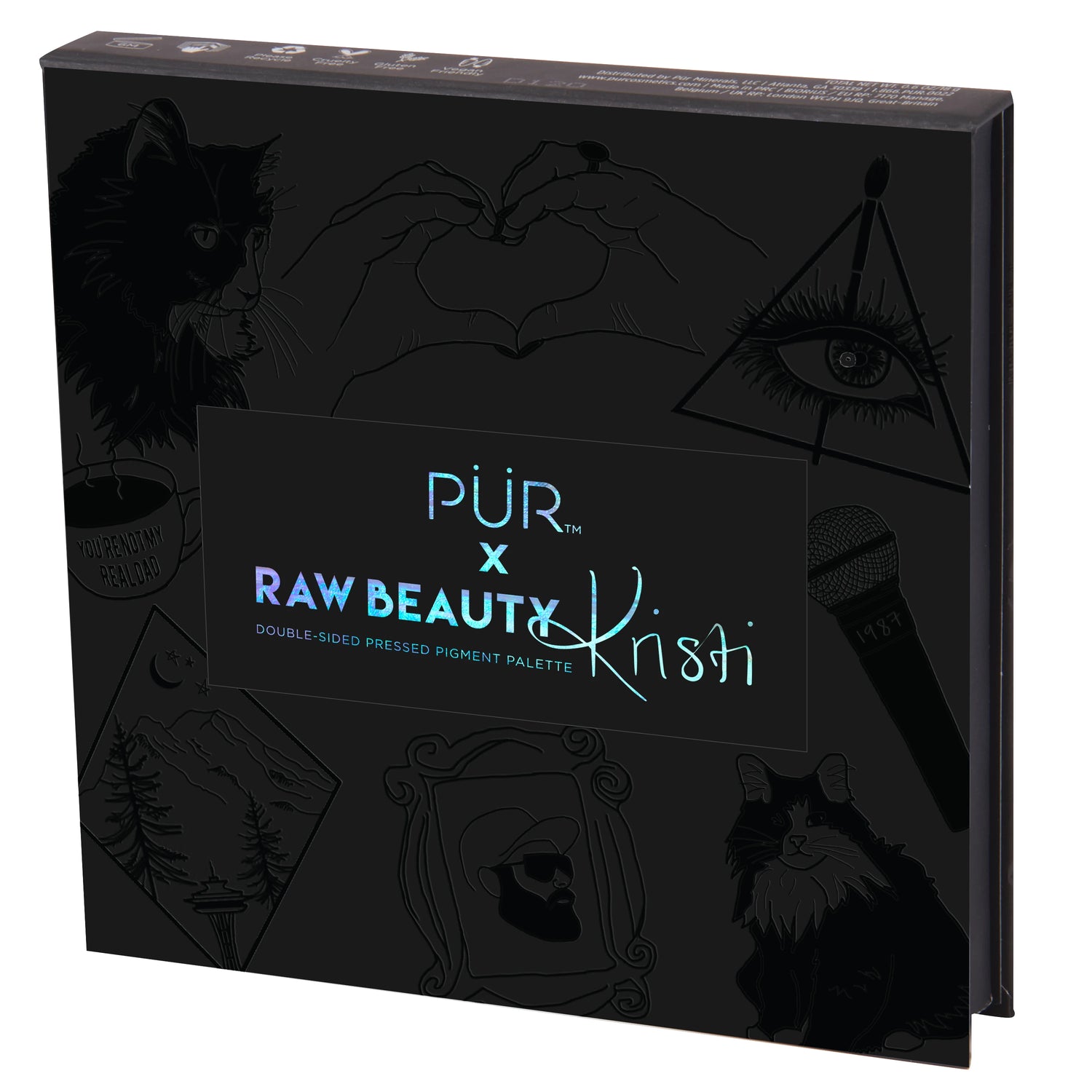PÜR X RAWBEAUTYKRISTI Double-sided Pressed Pigment Palette - BACK FROM THE VAULT!