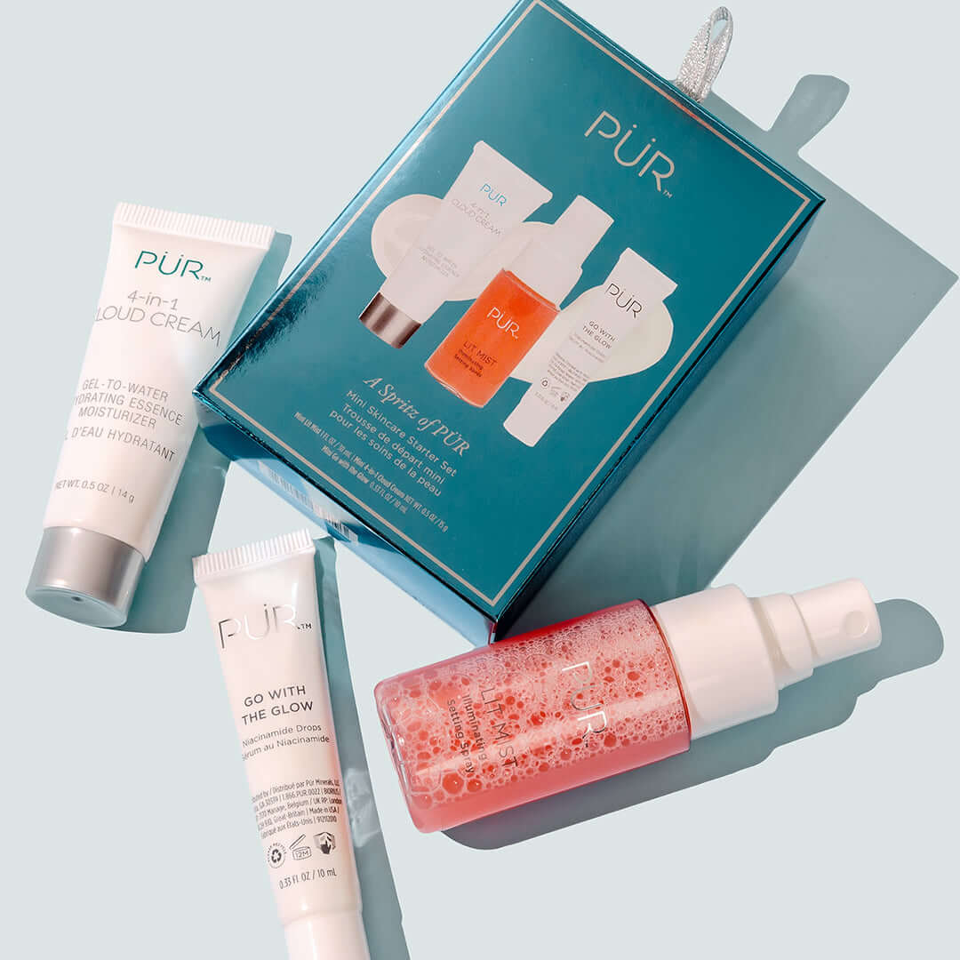 A Spritz of PÜR Mini Skincare Starter Set - PÜR