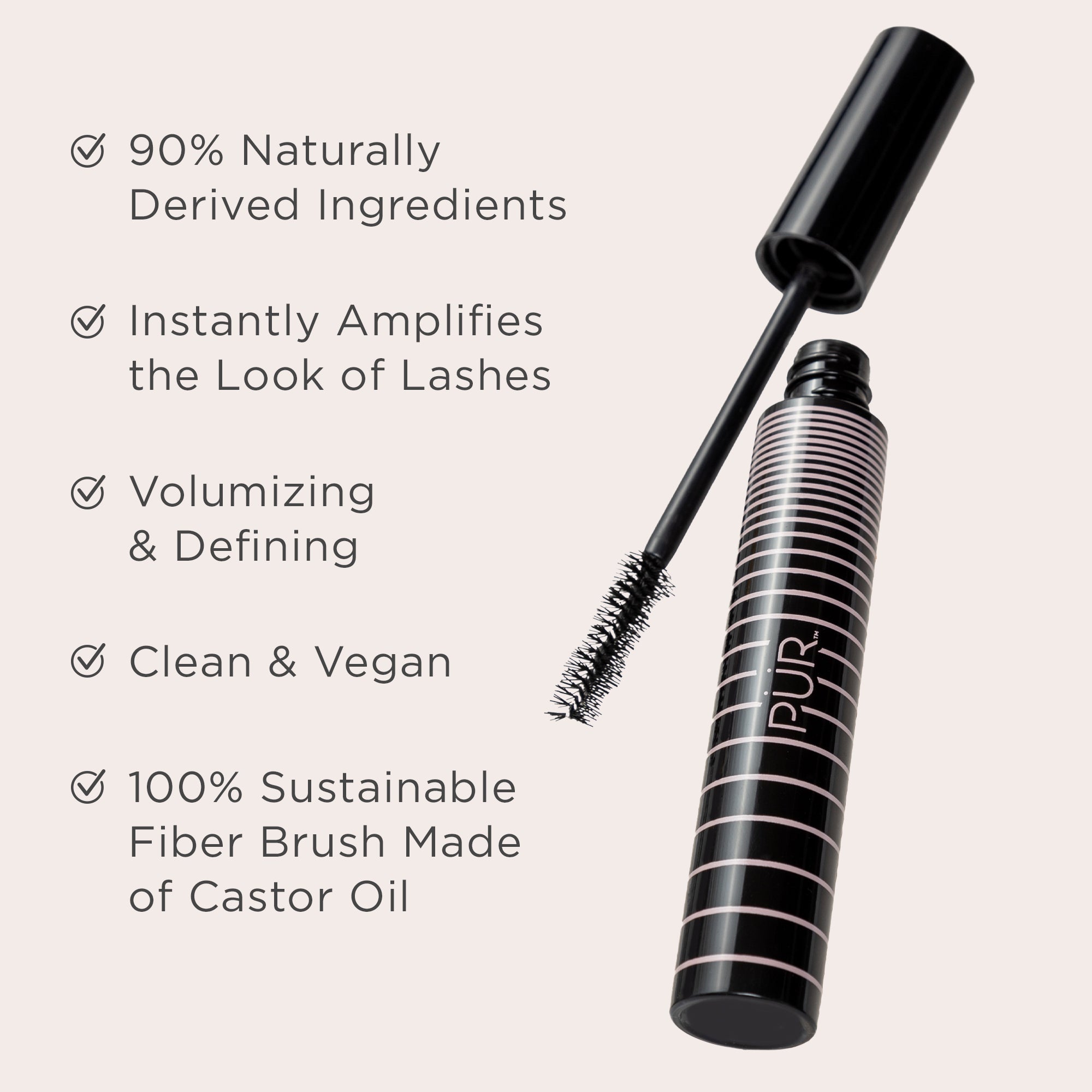 Bio Charged Plant - Powered Volumizing Mascara - PÜR Beauty