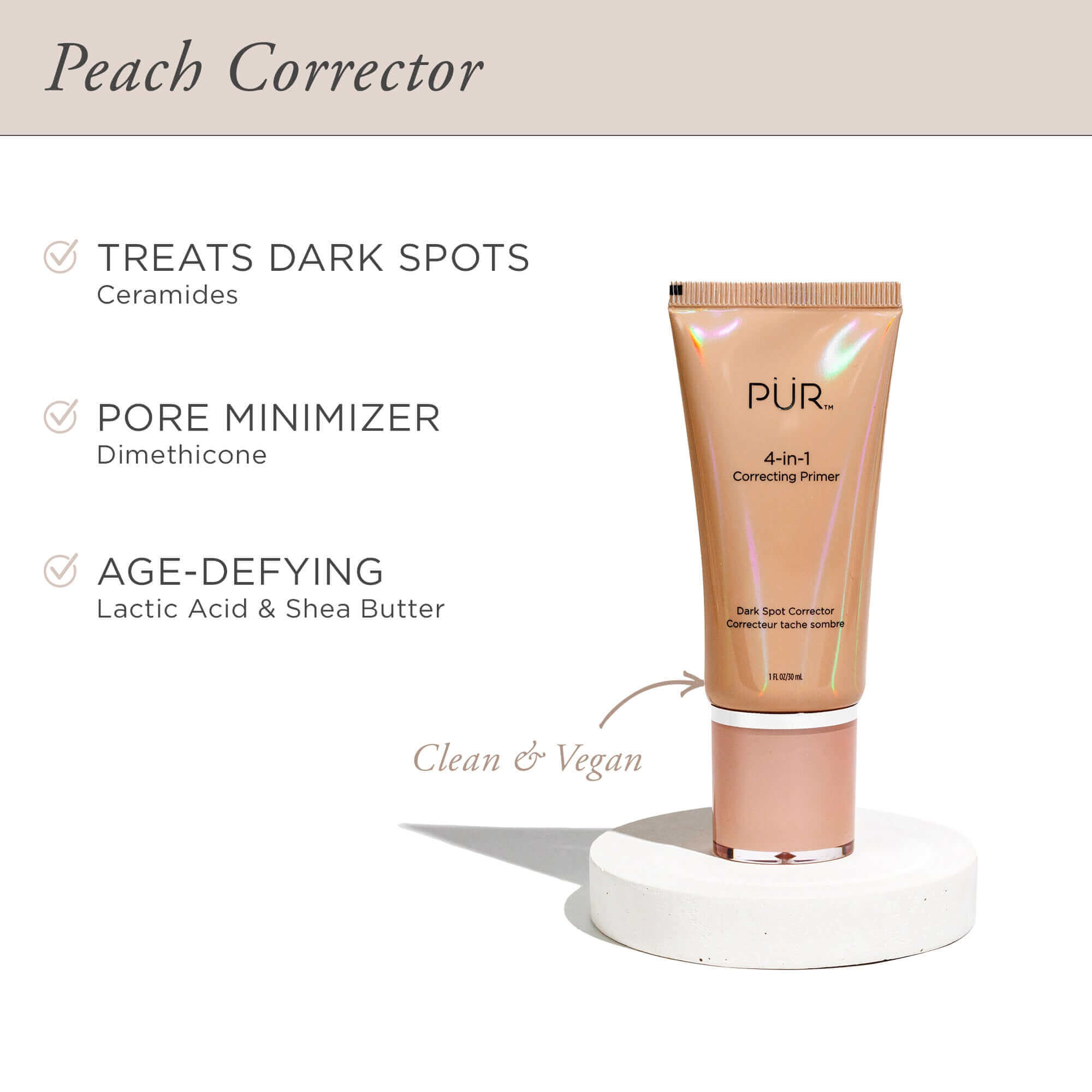 4-in-1 Correcting Primer Dark Spot Corrector - PÜR