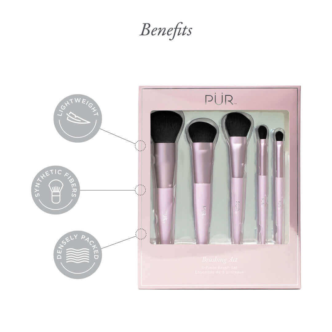 Brushing Act 5 Piece Brush Set - PÜR