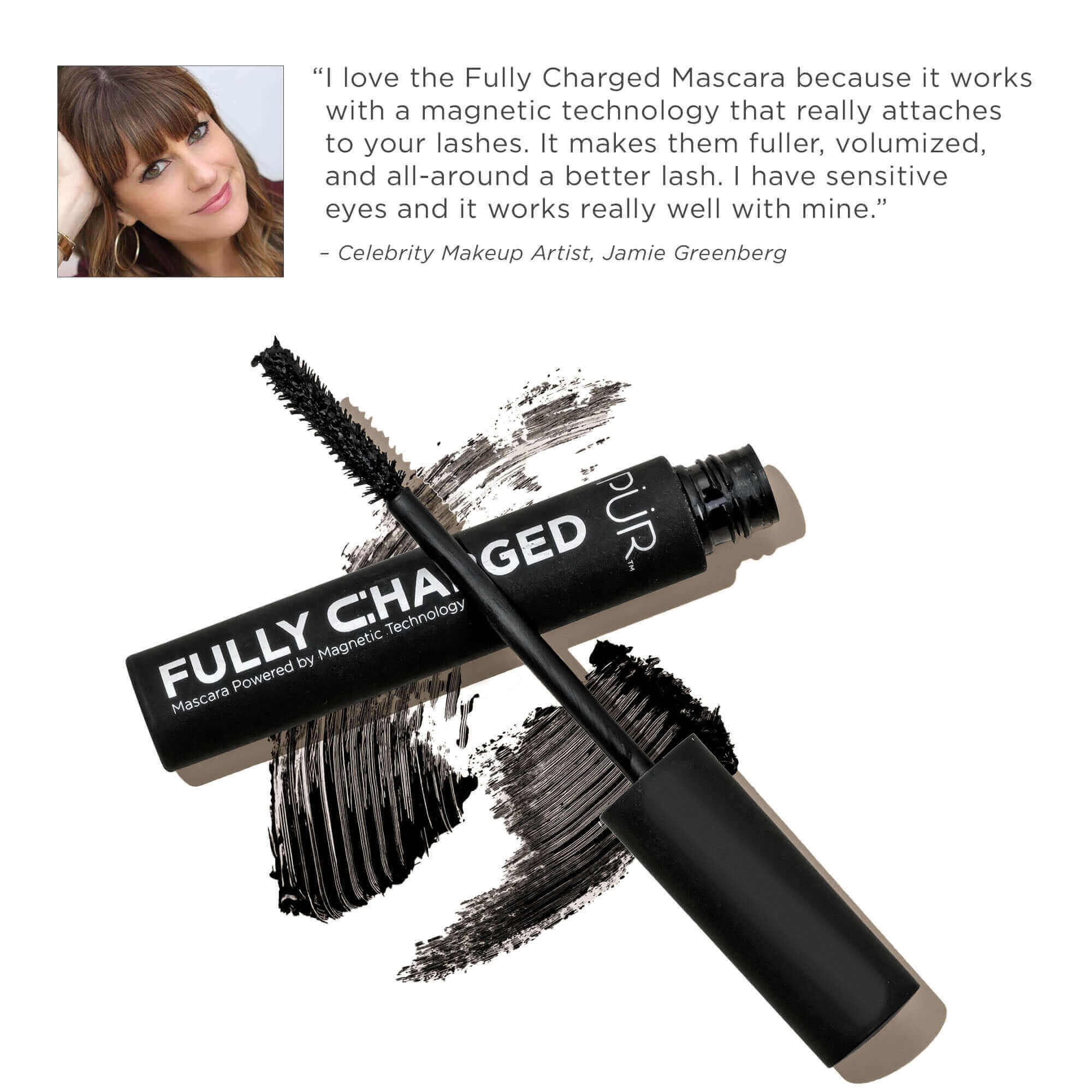 Fully Charged Mascara Powered by Magnetic Technology - PÜR