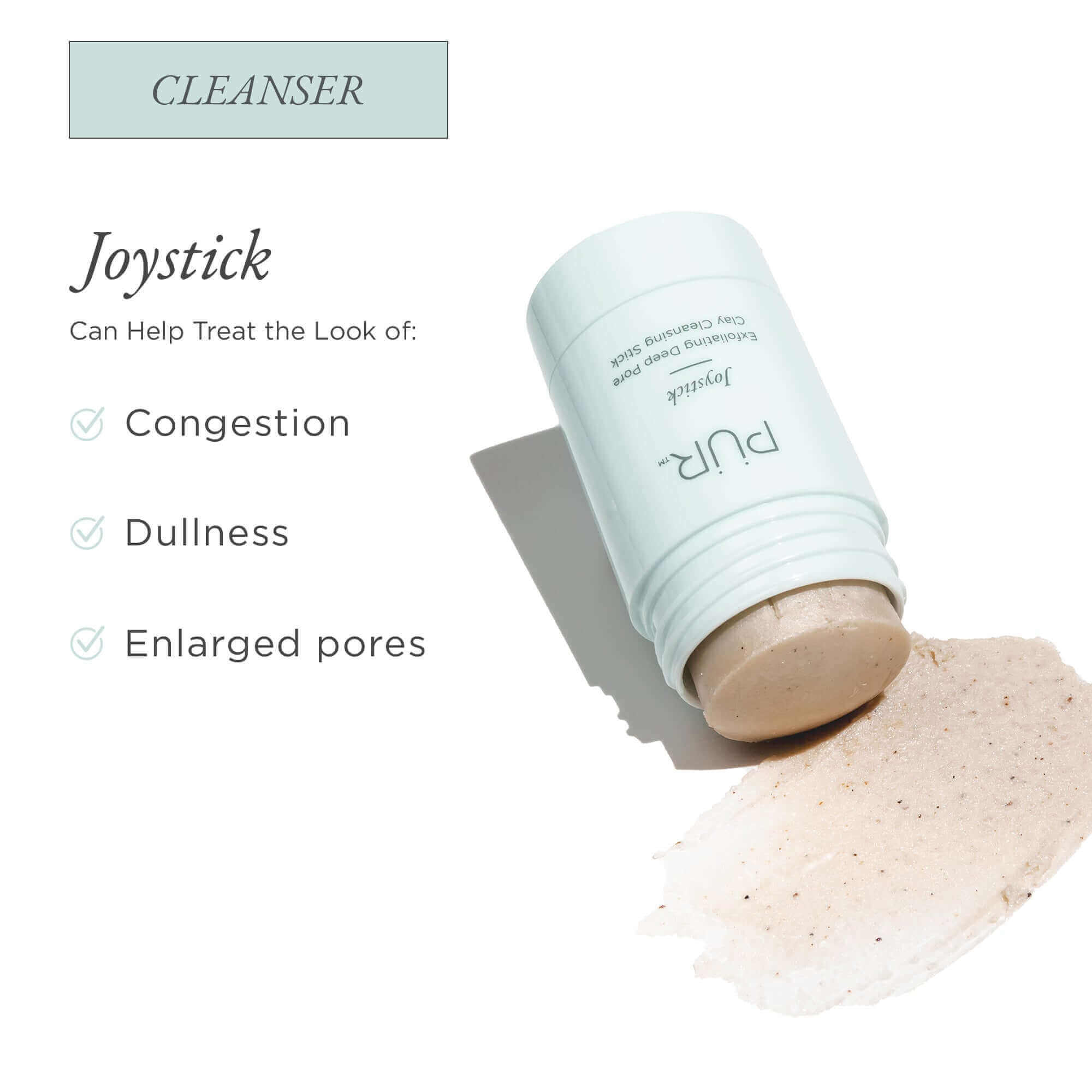 Joystick Exfoliating Deep Pore Clay Cleansing Stick - PÜR