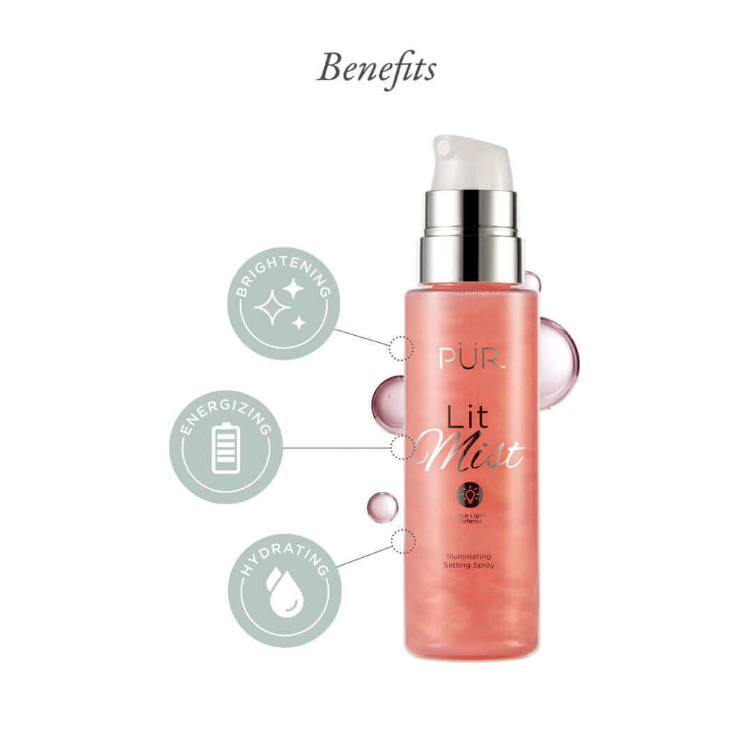 Lit Mist Illuminating Setting Spray - PÜR