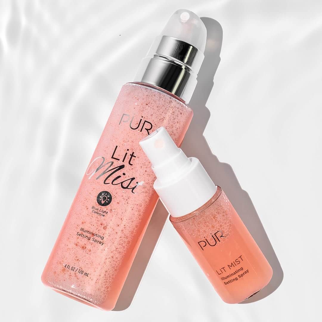 Lit Mist Illuminating Setting Spray Mini - PÜR