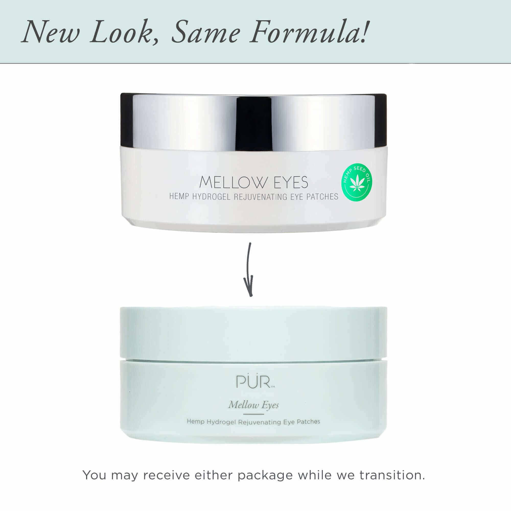 Mellow Eyes Hemp Hydrogel Rejuvenating Eye Patches - PÜR