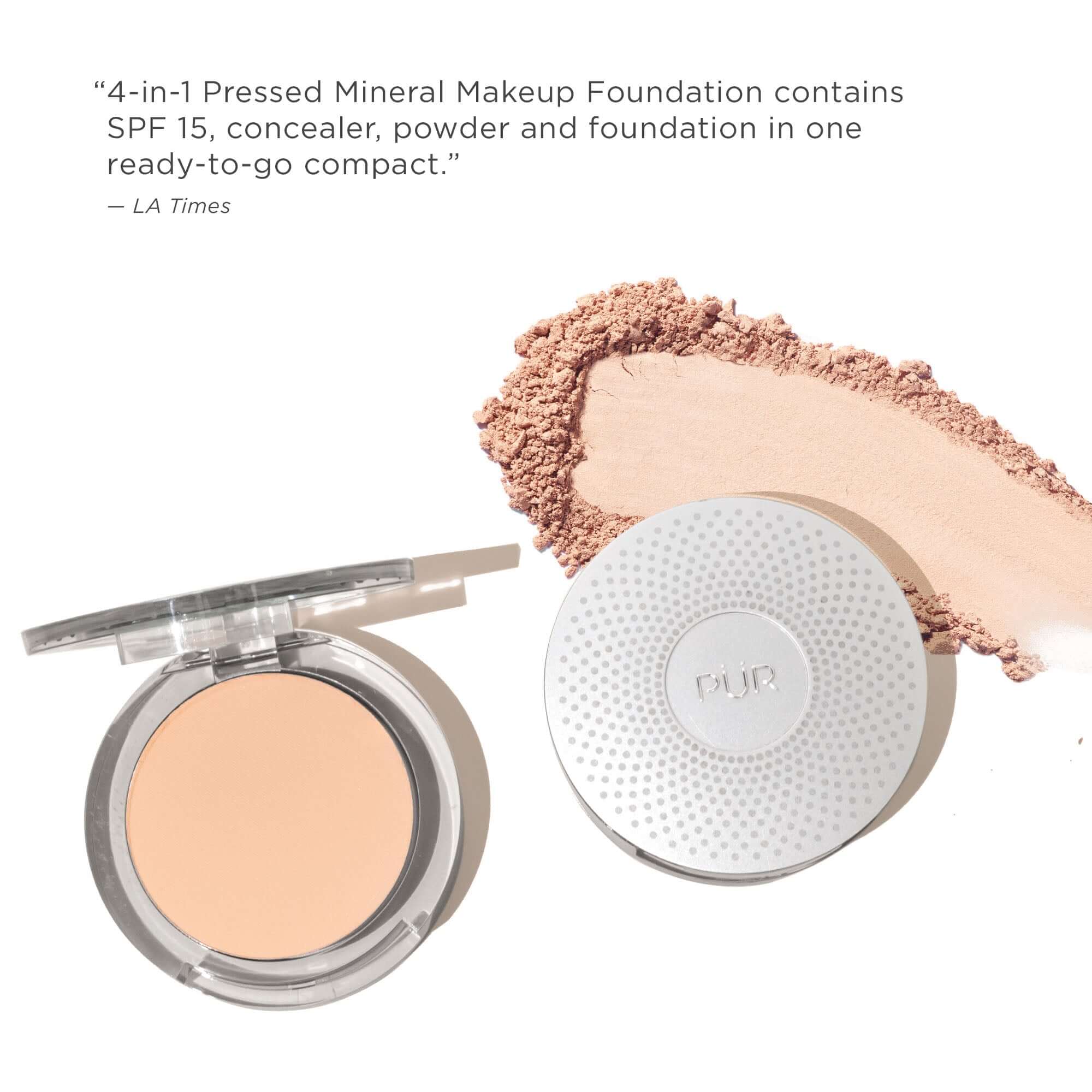 4-in-1 Pressed Mineral Makeup Broad Spectrum SPF 15