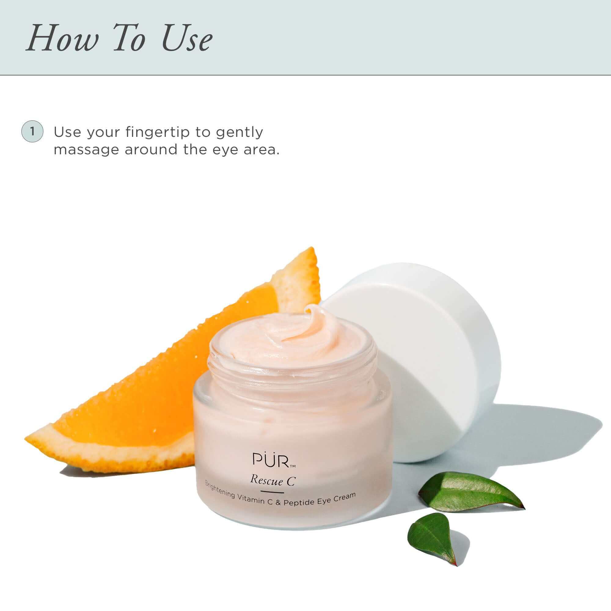 Rescue C Brightening Vitamin C & Peptide Eye Cream - PÜR